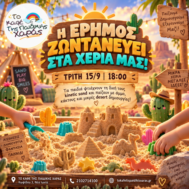 🌵 Η ΕΡΗΜΟΣ ΖΩΝΤΑΝΕΥΕΙ ΣΤΑ ΧΕΡΙΑ ΜΑΣ! 🏜️✨